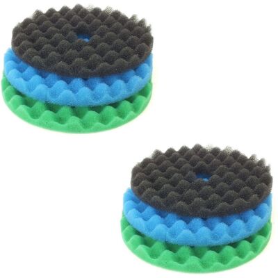 Pisces - Twin Pack - Pond Filter Foam set - Compatible for Cloverleaf -CL2 18" D Pisces - Twin Pack - Pond Filter Foam set - Compatible for Cloverleaf -CL2 18" D