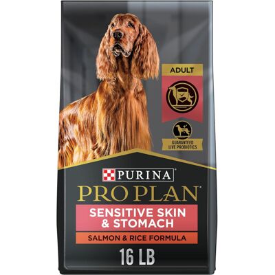 Purina Pro Plan Sensitive Skin and Stomach Dog Food Salmon and Rice Formula - 16 Purina Pro Plan Sensitive Skin and Stomach Dog Food Salmon and Rice Formula - 16