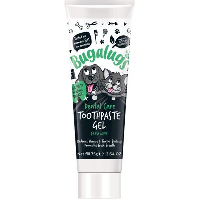 Bugalugs - Dog & Cats Toothpaste Gel - Mint - 75g - Toothpaste Gel Bugalugs - Dog & Cats Toothpaste Gel - Mint - 75g - Toothpaste Gel