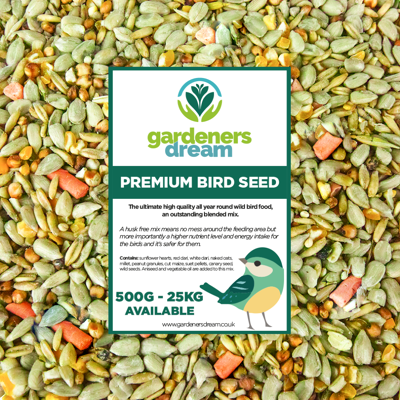 GardenersDream - Premium Wild Bird Food - 15kg - Bird Food GardenersDream - Premium Wild Bird Food - 15kg - Bird Food