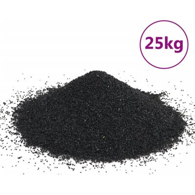 vidaXL Model 44665 Aquarium Sand - Black - 25 kg - Natural Substrate vidaXL Model 44665 Aquarium Sand - Black - 25 kg - Natural Substrate