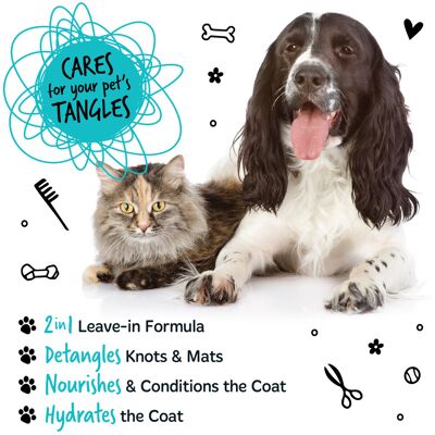 Bugalugs - 2 in 1 Dog Cat Detangle Finishing Shampoo - Fragrance Free - Shampoo Bugalugs - 2 in 1 Dog Cat Detangle Finishing Shampoo - Fragrance Free - Shampoo