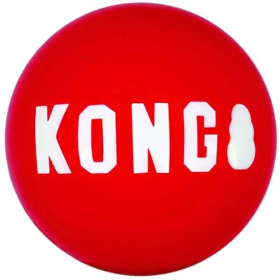 Kong - Signature Balls - 2 Pack Durable Ball for Chasing and Retrieving - For Medium Kong - Signature Balls - 2 Pack Durable Ball for Chasing and Retrieving - For Medium