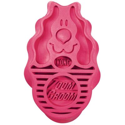KONG ZoomGroom Dog Brush - Red for Large Dogs - Grooming & Shampooing KONG ZoomGroom Dog Brush - Red for Large Dogs - Grooming & Shampooing