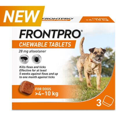 FRONTPRO - FleaTick - 4-10kg - Chewable Tablets FRONTPRO - FleaTick - 4-10kg - Chewable Tablets
