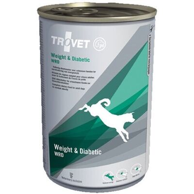 Trovet Weight & Diabetic Diet (WRD) Canine - 6 x 400g Cans Trovet Weight & Diabetic Diet (WRD) Canine - 6 x 400g Cans