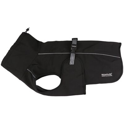 (S, Black) Regatta Softshell Dog Coat (S, Black) Regatta Softshell Dog Coat