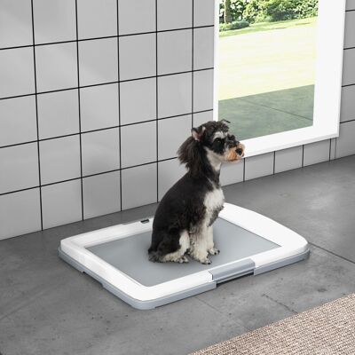 PawHut Dog Toilet Tray, Dog Litter Tray for Training Dogs, 63 x 49 x 6cm PawHut Dog Toilet Tray, Dog Litter Tray for Training Dogs, 63 x 49 x 6cm