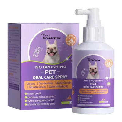 winwin 50ml Pet Oral Cleanse Spray for Dogs & Cats - Fresh Breath, Removes Odor & Teeth winwin 50ml Pet Oral Cleanse Spray for Dogs & Cats - Fresh Breath, Removes Odor & Teeth