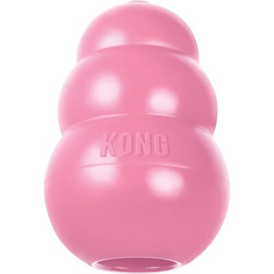 Kong Puppy - Natural Teething Rubber Chew Toy for Dogs - Stuffable Dog Toy for E Kong Puppy - Natural Teething Rubber Chew Toy for Dogs - Stuffable Dog Toy for E