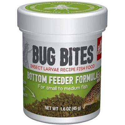 Fluval Bug Bites fish food, with insect larvae, for bottom-eating fish, sinking Fluval Bug Bites fish food, with insect larvae, for bottom-eating fish, sinking
