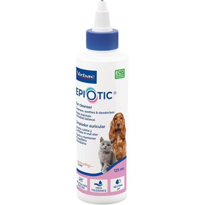 Virbac Epiotic Ear Cleaner - 125 ml for Dogs and Cats Virbac Epiotic Ear Cleaner - 125 ml for Dogs and Cats