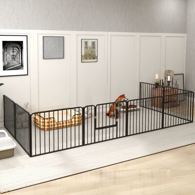 PawHut - 60cm 8 Panels Heavy-Duty - Small Dogs - Playpen PawHut - 60cm 8 Panels Heavy-Duty - Small Dogs - Playpen