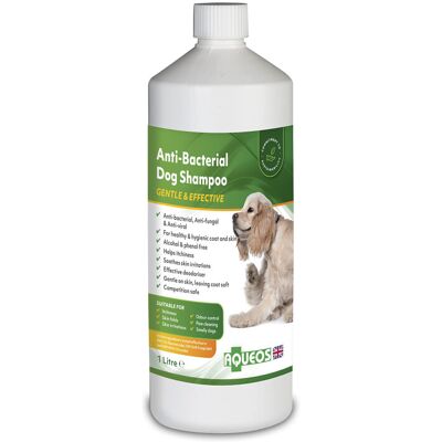 Aqueos Antibacterial, Antiviral & Antifungal Dog Shampoo for Itchy Skin, Minor-W Aqueos Antibacterial, Antiviral & Antifungal Dog Shampoo for Itchy Skin, Minor-W