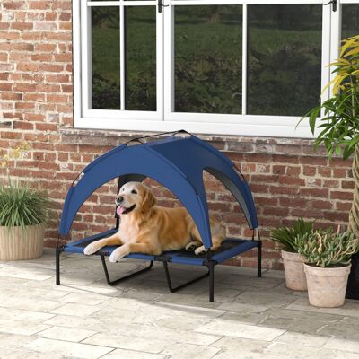 PawHut - Cooling Raised - Large - Dark Blue - Dog Bed PawHut - Cooling Raised - Large - Dark Blue - Dog Bed