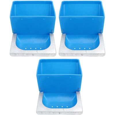 OHPHCALL 6 Pcs Feed Box For Rabbits Plastic Poultry Terrarium OHPHCALL 6 Pcs Feed Box For Rabbits Plastic Poultry Terrarium