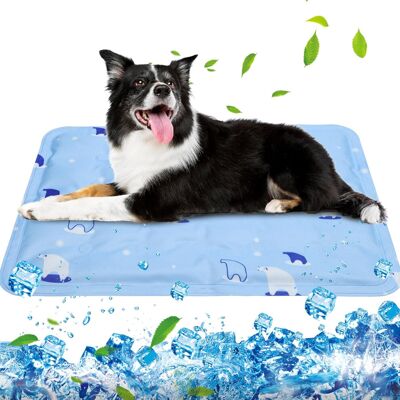 EXTFANS Self-Cooling Gel Mat for Dogs - Non-Toxic Portable Pad for Summer Heat Relief, F EXTFANS Self-Cooling Gel Mat for Dogs - Non-Toxic Portable Pad for Summer Heat Relief, F