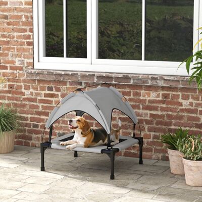 PawHut - Cooling Raised Dog Bed - Light Grey - S/M - Dog Bed PawHut - Cooling Raised Dog Bed - Light Grey - S/M - Dog Bed