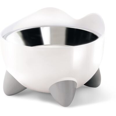 Catit Pixi Elevated Feeding Dish White Catit Pixi Elevated Feeding Dish White
