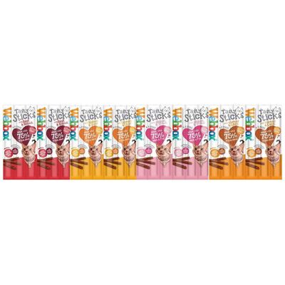 Webbox Cats Delight Tasty Sticks Chews Treats Variety Pack 12 x 6 (72 Sticks) Webbox Cats Delight Tasty Sticks Chews Treats Variety Pack 12 x 6 (72 Sticks)