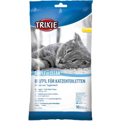 Trixie Simple'n'Clean Cat Litter Bags, L 10 Pcs. - Practical Cat Litter Bags For Trixie Simple'n'Clean Cat Litter Bags, L 10 Pcs. - Practical Cat Litter Bags For