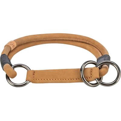 Trixie Zug-Stopp Be Nordic Dog Collar Made of Leather XL Brown - Comfortable Dog Trixie Zug-Stopp Be Nordic Dog Collar Made of Leather XL Brown - Comfortable Dog