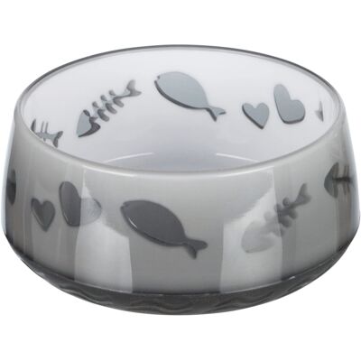 Trixie Plastic Lovely Cat Bowl, 0.3 Litre, Pack of 1(assorted colors) Trixie Plastic Lovely Cat Bowl, 0.3 Litre, Pack of 1(assorted colors)