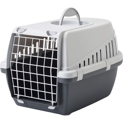 Savic Nv Trotter Pet Carrier, 56 x 37.5 x 33 cm, Anthracite/ Light Grey Savic Nv Trotter Pet Carrier, 56 x 37.5 x 33 cm, Anthracite/ Light Grey