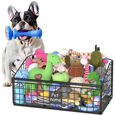 Unbranded Indestructible Dog Toy Basket, Medium Toy Box for Dogs,Pet Toy Bin Dog Metal Bas Unbranded Indestructible Dog Toy Basket, Medium Toy Box for Dogs,Pet Toy Bin Dog Metal Bas