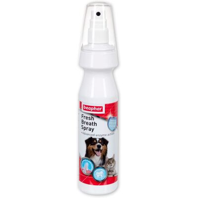 Beaphar - Fresh Breath Anti-Plaque Spray - Dogs & Cats - 150ml - Dental spray Beaphar - Fresh Breath Anti-Plaque Spray - Dogs & Cats - 150ml - Dental spray