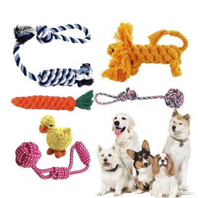 Unbranded Rope Toy 6 Pieces Cotton Funny Pet Supplies Dog Rope Chew Toys for Small Medium Unbranded Rope Toy 6 Pieces Cotton Funny Pet Supplies Dog Rope Chew Toys for Small Medium