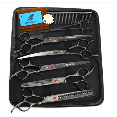 Unbranded Left Handed Hair Cutting and Pet Grooming Scissors Set 7 Inch Stainless Steel Er Unbranded Left Handed Hair Cutting and Pet Grooming Scissors Set 7 Inch Stainless Steel Er