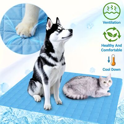 SRJ STAR (M- 40*50) Summer Pet Cooling Mats/Cooling Pads Breathable And Lightweight Pet SRJ STAR (M- 40*50) Summer Pet Cooling Mats/Cooling Pads Breathable And Lightweight Pet