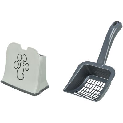 Trixie litter scoop with holder - all common types of litter - holder easy to cl Trixie litter scoop with holder - all common types of litter - holder easy to cl