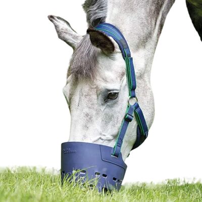 (Pony, Navy) Flexi Horse Grazing Muzzle (Pony, Navy) Flexi Horse Grazing Muzzle
