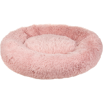 Beliani Pet Bed Pink Polyester 80 x 80 cm Round Dog Cat - Pet Bed Beliani Pet Bed Pink Polyester 80 x 80 cm Round Dog Cat - Pet Bed