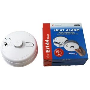 Aico Ei144RC Easi-fit Heat Alarm 230V + 9V Alkaline Battery Back-up Aico Ei144RC Easi-fit Heat Alarm 230V + 9V Alkaline Battery Back-up