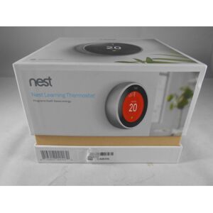 Google Nest Learning Thermostat 3rd Gen - Stainless Steel - Energy-Saving Thermostat Google Nest Learning Thermostat 3rd Gen - Stainless Steel - Energy-Saving Thermostat