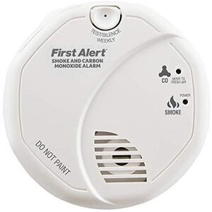 First Alert SCO5 Combination Optical Smoke Alarm & Carbon Monoxide Detector, AA First Alert SCO5 Combination Optical Smoke Alarm & Carbon Monoxide Detector, AA