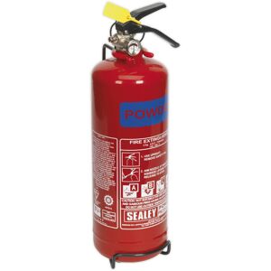 Loops 2kg Refillable Dry Powder Fire Extinguisher - Mounting Bracket - Pressure Gauge Loops 2kg Refillable Dry Powder Fire Extinguisher - Mounting Bracket - Pressure Gauge