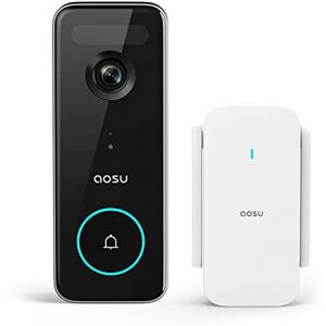 Video Doorbell Camera Wireless - aosu 5MP UHD, No Monthly Fee, Triple Motion Det Video Doorbell Camera Wireless - aosu 5MP UHD, No Monthly Fee, Triple Motion Det