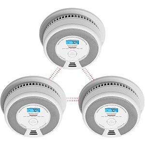 X-Sense Wireless Interlinked Combination Smoke Alarm and Carbon Monoxide Detecto X-Sense Wireless Interlinked Combination Smoke Alarm and Carbon Monoxide Detecto