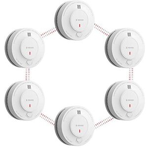 X-Sense Wireless Interlinked Smoke Alarm Detector with Sealed 10-Year Battery, I X-Sense Wireless Interlinked Smoke Alarm Detector with Sealed 10-Year Battery, I