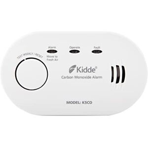 KIDDE 5CO Carbon Monoxide Alarm, Ten Year Alarm Sensor Life, AA Battery Powered (Repla KIDDE 5CO Carbon Monoxide Alarm, Ten Year Alarm Sensor Life, AA Battery Powered (Repla