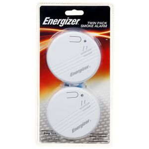 Energizer Smoke Detector Optical Fire Alarm - Twin Pack Energizer Smoke Detector Optical Fire Alarm - Twin Pack