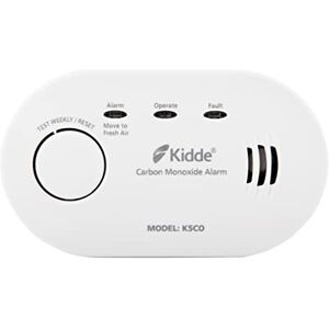 KIDDE 5CO Battery Powered Carbon Monoxide Alarm 10 Year Life KIDDE 5CO Battery Powered Carbon Monoxide Alarm 10 Year Life