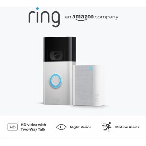 (Satin Nickel, + Ring Chime) Video Doorbell (2Nd Gen) by Amazon Wireless Video (Satin Nickel, + Ring Chime) Video Doorbell (2Nd Gen) by Amazon Wireless Video