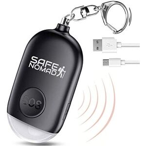 Safe Nomad Personal Alarm for Women, Students, Kids, Elderly, Girls, Police Approved Rape & Safe Nomad Personal Alarm for Women, Students, Kids, Elderly, Girls, Police Approved Rape &