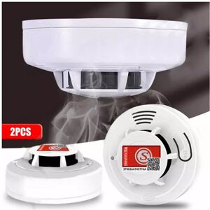 BGHONE 2 x Home Fire Alarm Smoke Detector Gas Sensor BGHONE 2 x Home Fire Alarm Smoke Detector Gas Sensor