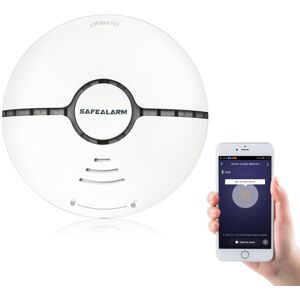 GreenZech WiFi Smart Smoke Fire Alarm Sensor Detector Home Security System Battery-powered GreenZech WiFi Smart Smoke Fire Alarm Sensor Detector Home Security System Battery-powered